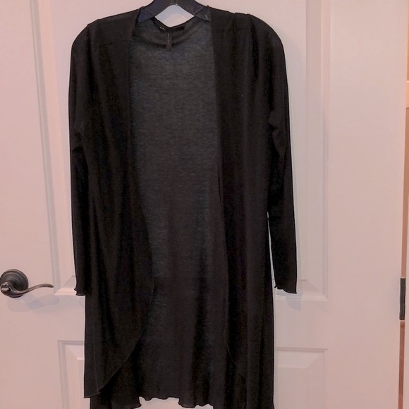 BCBG Long sheer open cardigan by BCBG Max AZRIA - Picture 1 of 8
